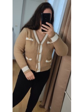 Gilet Chanelle Camel