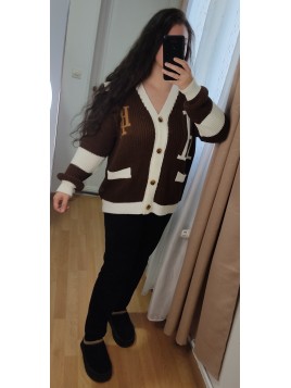 Gilet H Marron