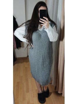 Robe Chemise Gris