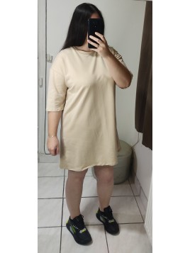 T-Shirt Long Beige