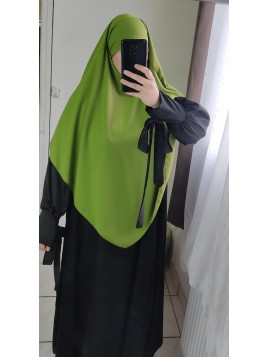 Khimar Soie de Médine Vert...