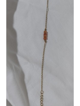 Bracelet Luna Orange (Doré)