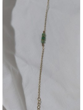 Bracelet Luna Vert (Doré)