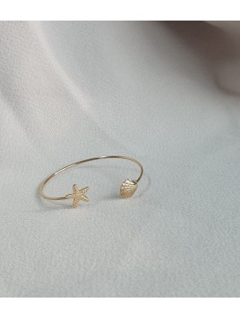 Bracelet Jonc Nina (Doré)