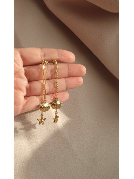 Boucles D'Oreilles Cass (Doré)