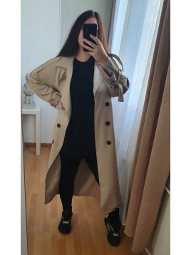 Trench Long Beige