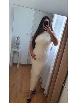 Robe HK Longue Sans Manche...