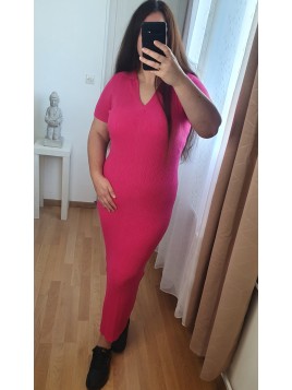 Robe longue P - Rose